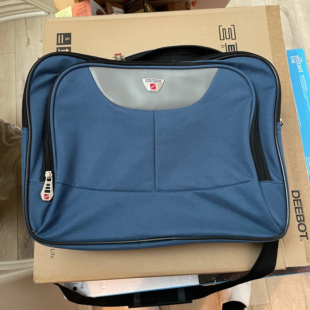 Blue travel bag